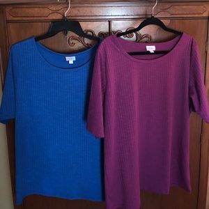 Bundle of 2 LuLaRoe GiGi size 3xl tops